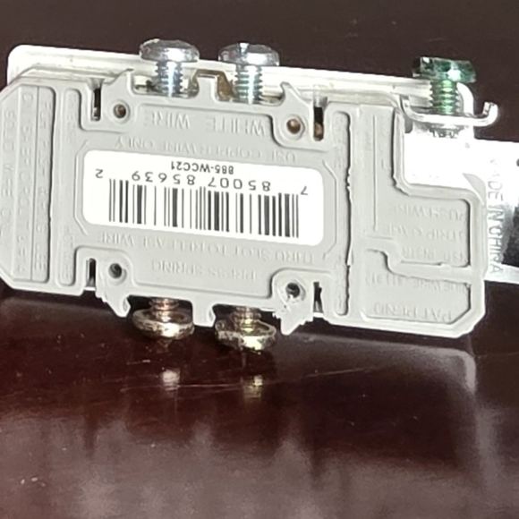 White Electrical Outlet - Picture 2 of 2